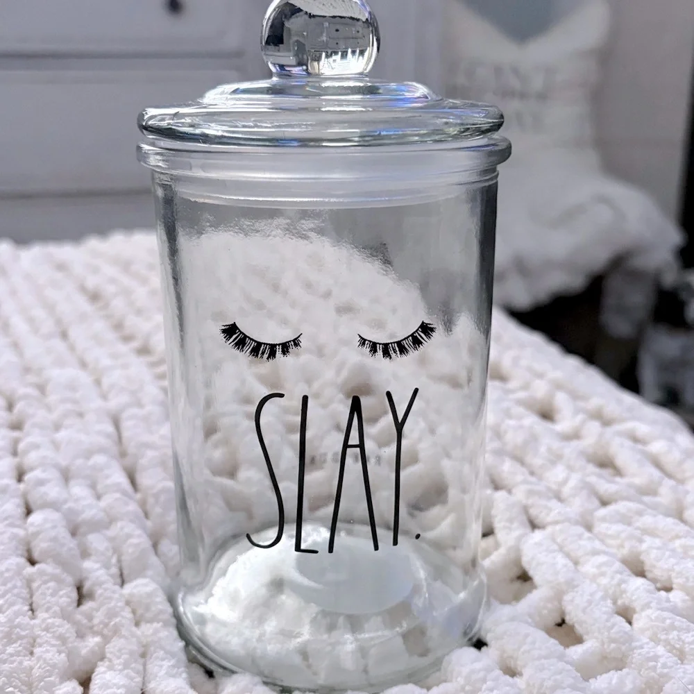 RAE DUNN➕Slay Eyelashes Jar